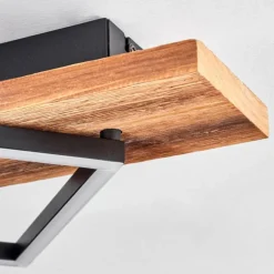 Pompu Plafonnier LED Brun foncé, Noir, 1 lumière