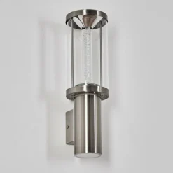Popoyan Lampe murale d´extérieur, Applique murale LED Nickel mat, 2 lumières