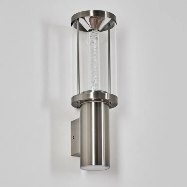 Popoyan Lampe murale d´extérieur, Applique murale LED Nickel mat, 2 lumières