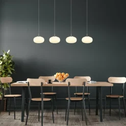 Quintara Suspension Luminaires Globo Lighting LED Nickel mat, 1 lumière