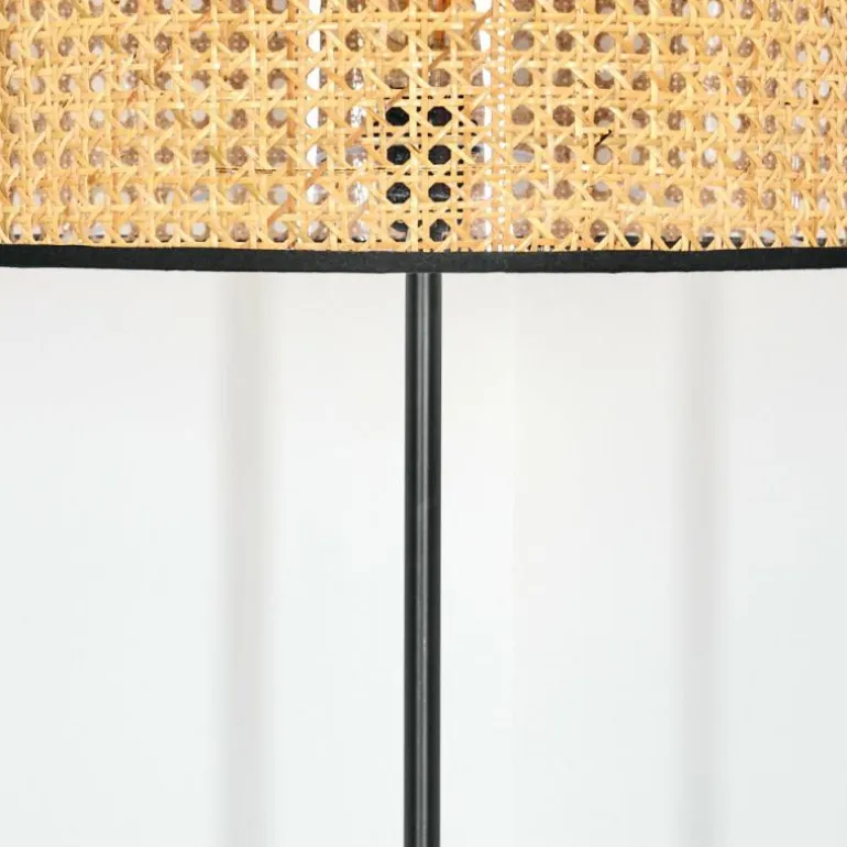 Ramila Lampadaire Écru, Noir, 1 lumière