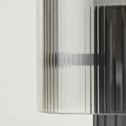 Riffelini Lampe à poser Luminaires Brilliant Noir, 1 lumière