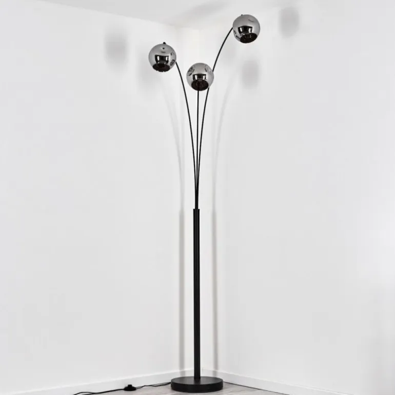 Ripoll Lampadaire Chrome, 3 lumières
