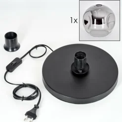 Ripoll Lampe à poser Noir, 1 lumière
