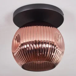 Ripoll Plafonnier, Boule lumineuse Cuivré, 1 lumière