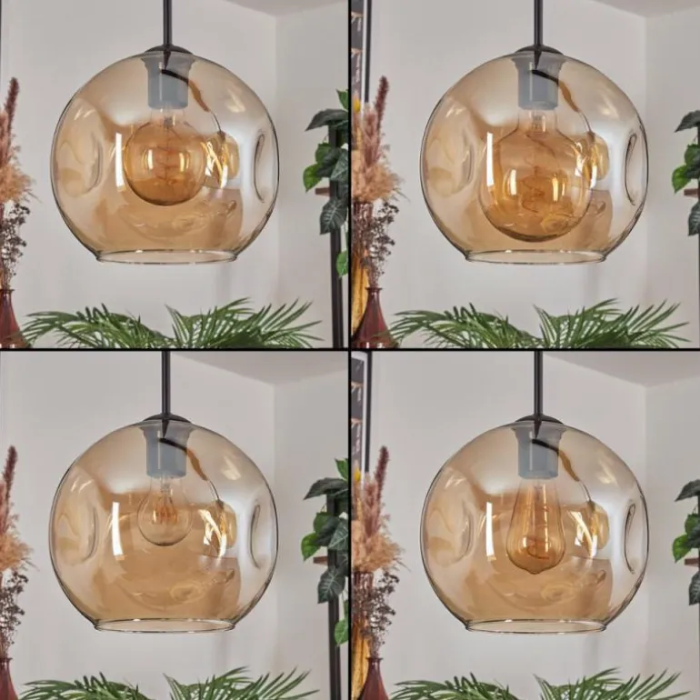 Ripoll Suspension Ambre, 3 lumières