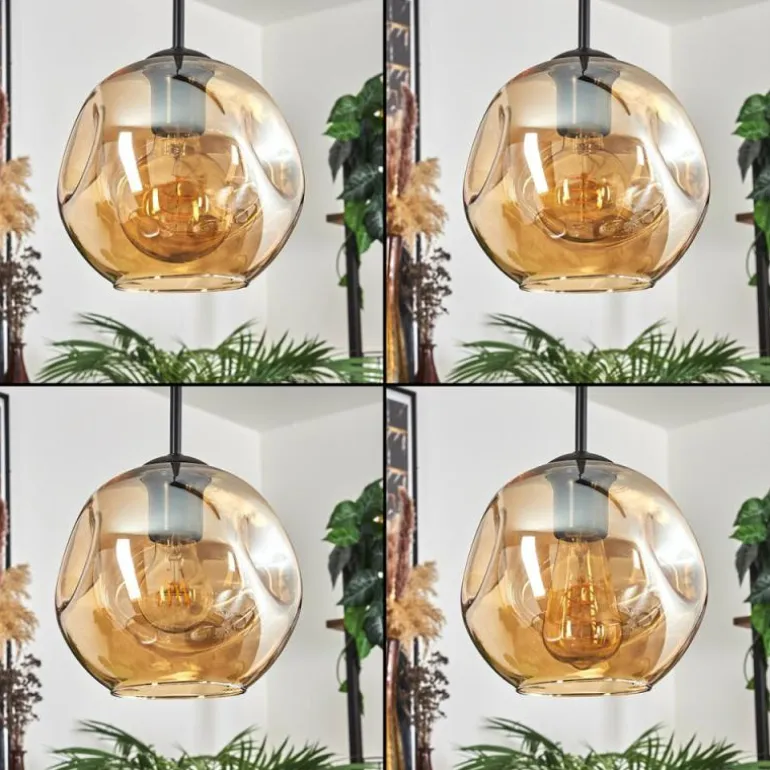 Ripoll Suspension Ambre, 3 lumières