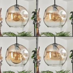 Ripoll Suspension Ambre, Clair, 3 lumières