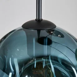 Ripoll Suspension, Boule lumineuse, Suspension grappe Bleu, Or, Vert, Cuivré, 4 lumières