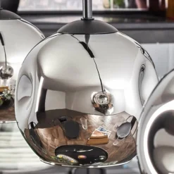 Ripoll Suspension Chrome, Fumé, 3 lumières