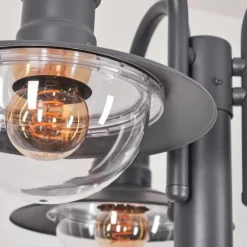 Réverbère Elima Anthracite, 3 lumières