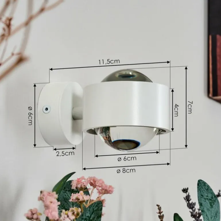 Sapri Luminaire Up & Down, Applique murale Blanc, 1 lumière