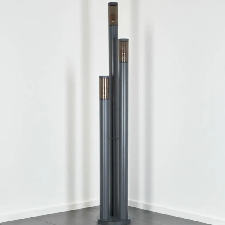 Sessa Eclairage de chemin Anthracite, 3 lumières