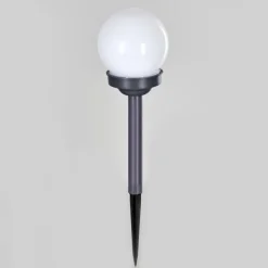 Set de 12 lampes de jardin Hakon LED Gris, 1 lumière