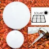 Set de boules lumineuses solaires LED Acier inoxydable, 2 lumières