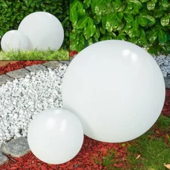 Set de boules lumineuses Arslev Blanc, 2 lumières