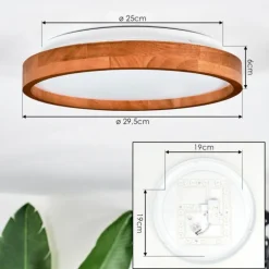Sofo Plafonnier, Panel LED Blanc, 1 lumière