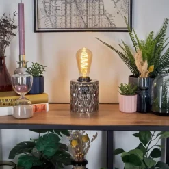 Sonhim Lampe à poser Fumée, Noir, 1 lumière