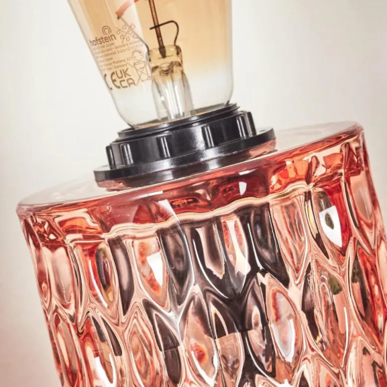 Sonhim Lampe à poser Rose, Noir, 1 lumière