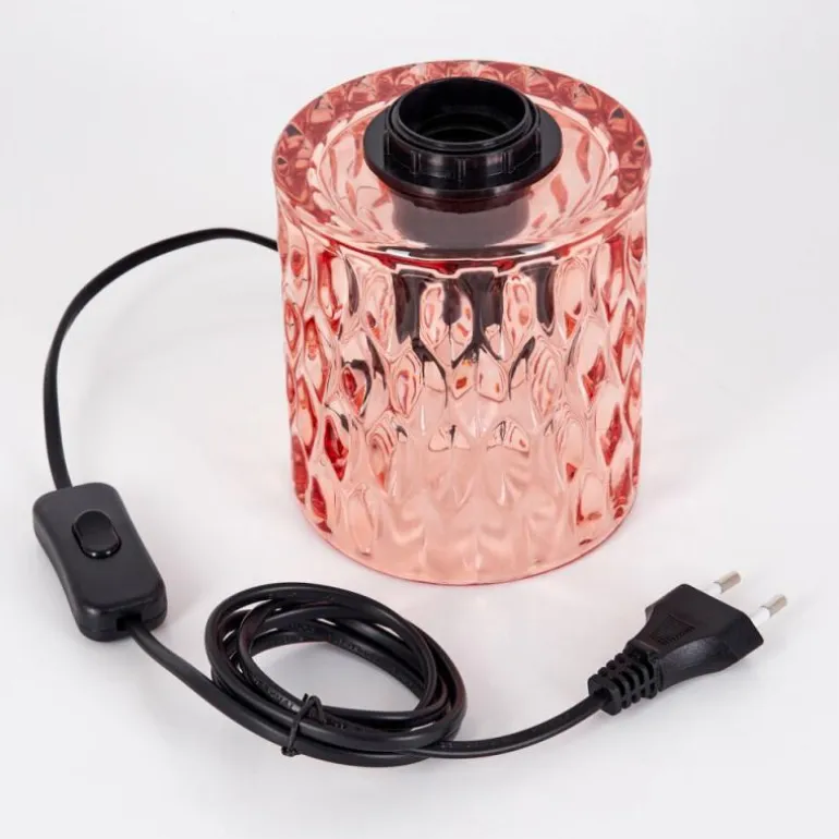Sonhim Lampe à poser Rose, Noir, 1 lumière