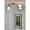 Spot de plafond Reality MARS Acier inoxydable, Blanc, 3 lumières