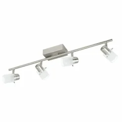 Spot Eglo ORVIETO 1 LED Nickel mat, 4 lumières