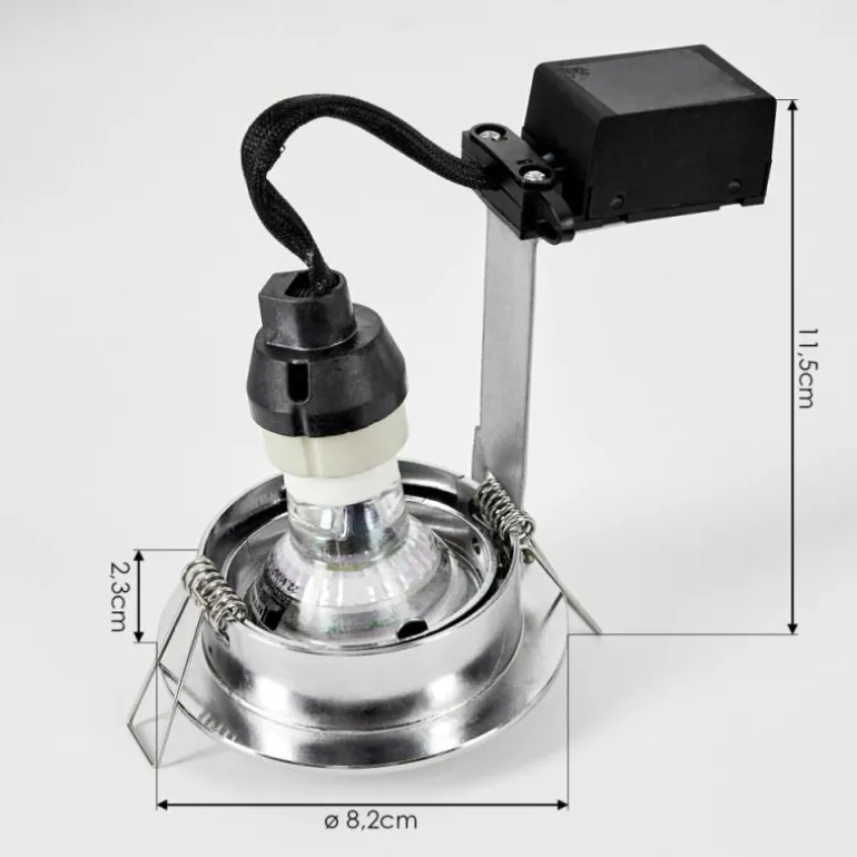 Spot encastrable Kerrouan LED Chrome, 1 lumière
