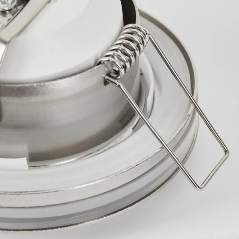 Spot encastrable Percoq LED Nickel mat, 1 lumière