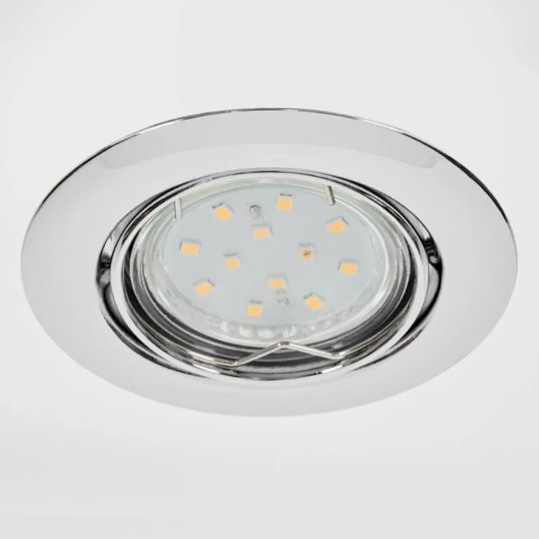 Spot encastrable Vibersviller LED Chrome, 1 lumière