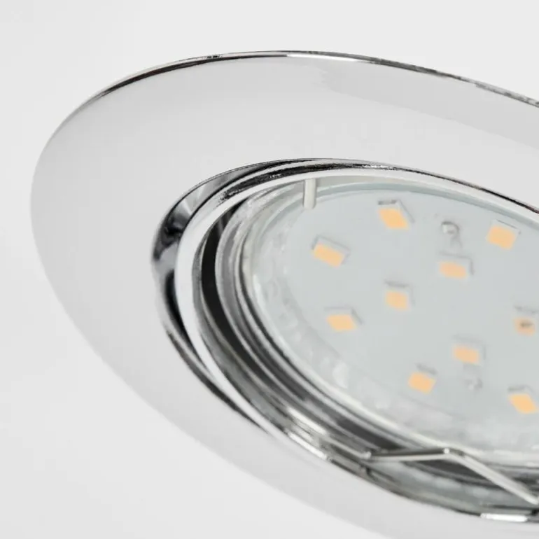 Spot encastrable Vibersviller LED Chrome, 1 lumière