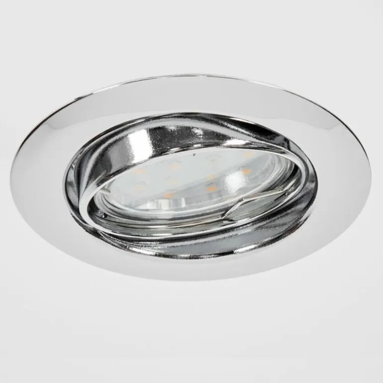 Spot encastrable Vibersviller LED Chrome, 1 lumière