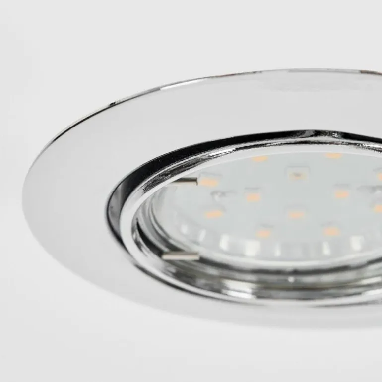 Spot encastrable Vibersviller LED Chrome, 1 lumière