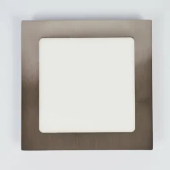 Spot encastrable Finsrud LED Nickel mat, 1 lumière