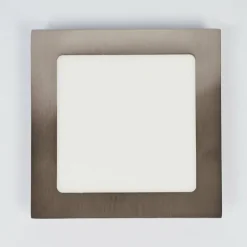 Spot encastrable Finsrud LED Nickel mat, 1 lumière