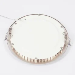 Spot encastrable Finsrud LED Nickel mat, 1 lumière, Télécommandes, Changeur de couleurs
