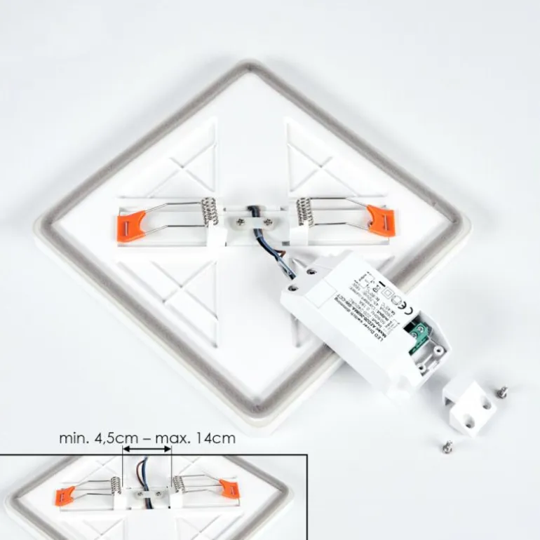 Spot encastrable Pawcatuck LED Blanc, 1 lumière