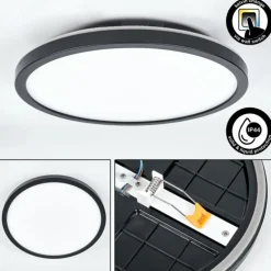 Spot encastrable Pawcatuck LED Noir, Blanc, 1 lumière