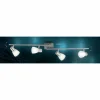 Spot Globo PARRY Acier inoxydable, Nickel mat, 4 lumières