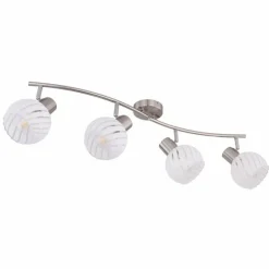 Spot Globo WILLY Nickel mat, 4 lumières