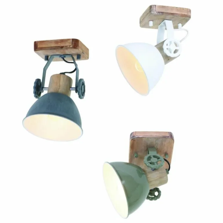 Spot Steinhauer GEARWOOD Vert, 1 lumière