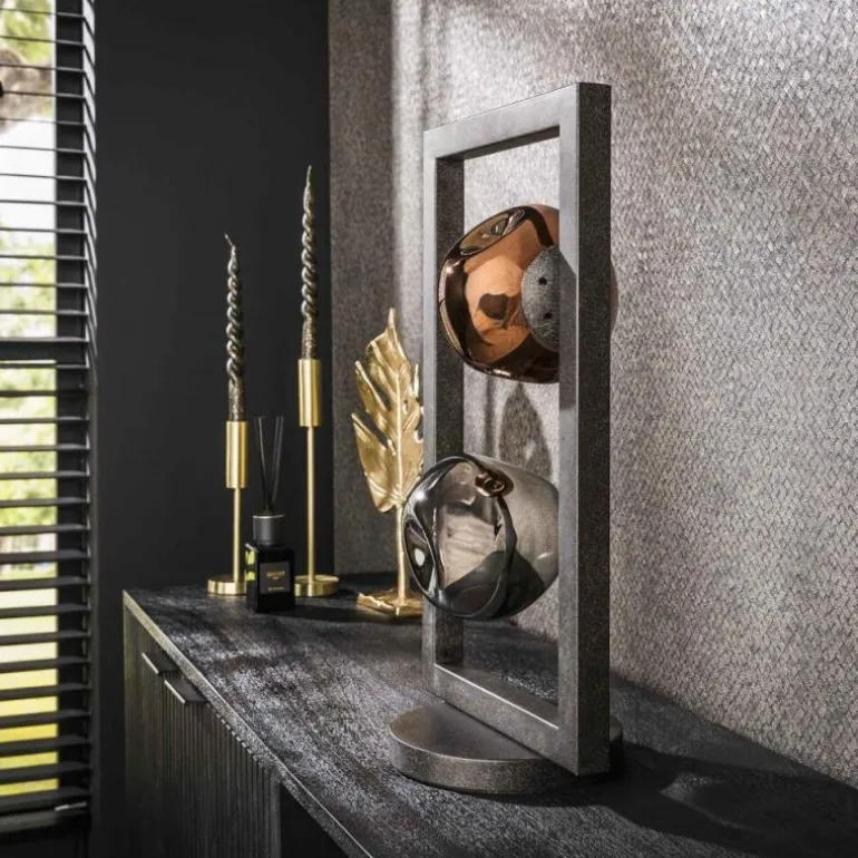 Stellar Lampe à poser Anthracite, 2 lumières