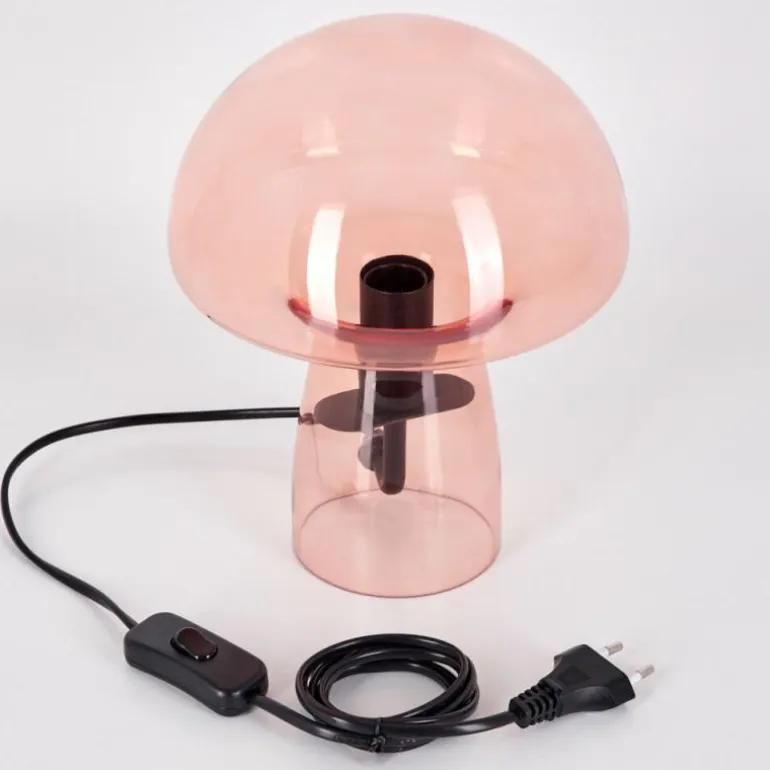 Style champignon Almagre Lampe à poser Noir, 1 lumière