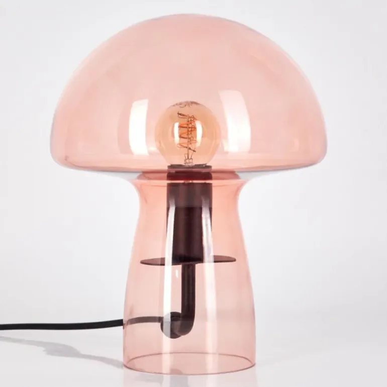 Style champignon Almagre Lampe à poser Noir, 1 lumière