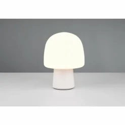 Style champignon Steen Lampe à poser Luminaires Trio Gris, 1 lumière