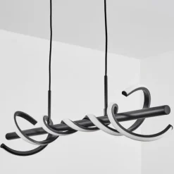 Suspension Alvarim LED Noir, 1 lumière