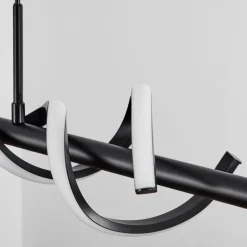Suspension Alvarim LED Noir, 1 lumière