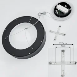 Suspension Areja LED Noir, Blanc, 1 lumière