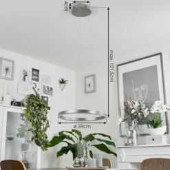 Suspension Barril LED Aluminium, 1 lumière