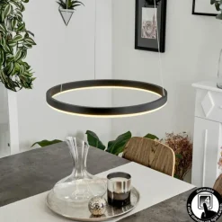 Suspension Barril LED Noir, 1 lumière