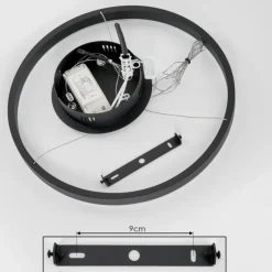 Suspension Barril LED Noir, 1 lumière
